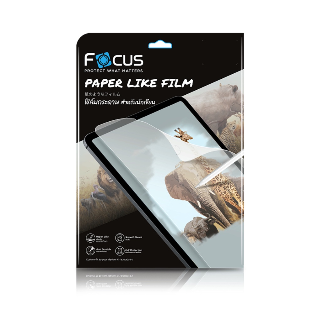 ภาพหน้าปกสินค้าFocus ฟิล์มกระดาษสำหรับไอแพด Paperlike วาดเขียน สำหรับ iPad Air5 Gen10/9/8/7/6/5, Mini6/5/4, Air4/3/2/1, Pro จากร้าน focus_film_protector บน Shopee
