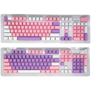 ภาพหน้าปกสินค้าฝาครอบคีย์บอร์ดสีรุ้ง Absbi-Color Injection Injection Keycap104Key/87Key/61Key ที่เกี่ยวข้อง