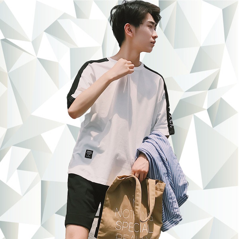 easy-เสื้อยืดคอกลมแขนสั้นแฟชั่นผู้ชาย-รุ่น-3116