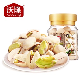 【Wolong pistachio135g】ถั่วขนมคั่วกระป๋องพิเศษ 4VTC