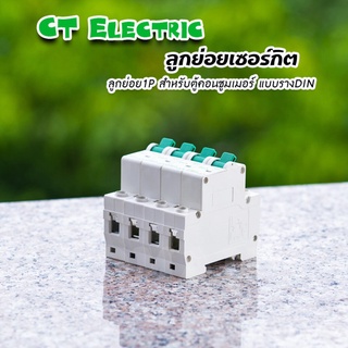 ภาพขนาดย่อของภาพหน้าปกสินค้าลูกย่อย ลูกเซอร์กิตเบรกเกอร์ CT Electric 1Ploe สำหรับตู้แบบรางDIN 10A,16A,20A,32A จากร้าน comamg บน Shopee ภาพที่ 1