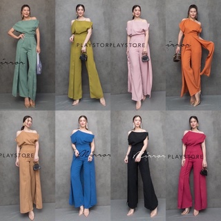 ภาพหน้าปกสินค้า✅สีดำ M , น้ำเงิน L พร้อมส่ง✅🏷️Mirrorsister ชุดเซ็ทเสื้อกางเกง ชุดออกงาน ชุดไปงานแต่ง ชุดปาดไหล่ ชุดทำงาน ที่เกี่ยวข้อง