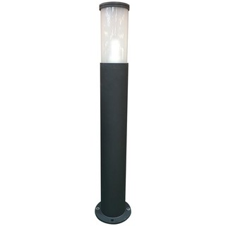 Field lights GARDEN LAMP STEP CARINI BO-F003M ALUMINIUM/GLASS MODERN BLACK 1Light External lamp Light bulb ไฟสนาม ไฟทางเ