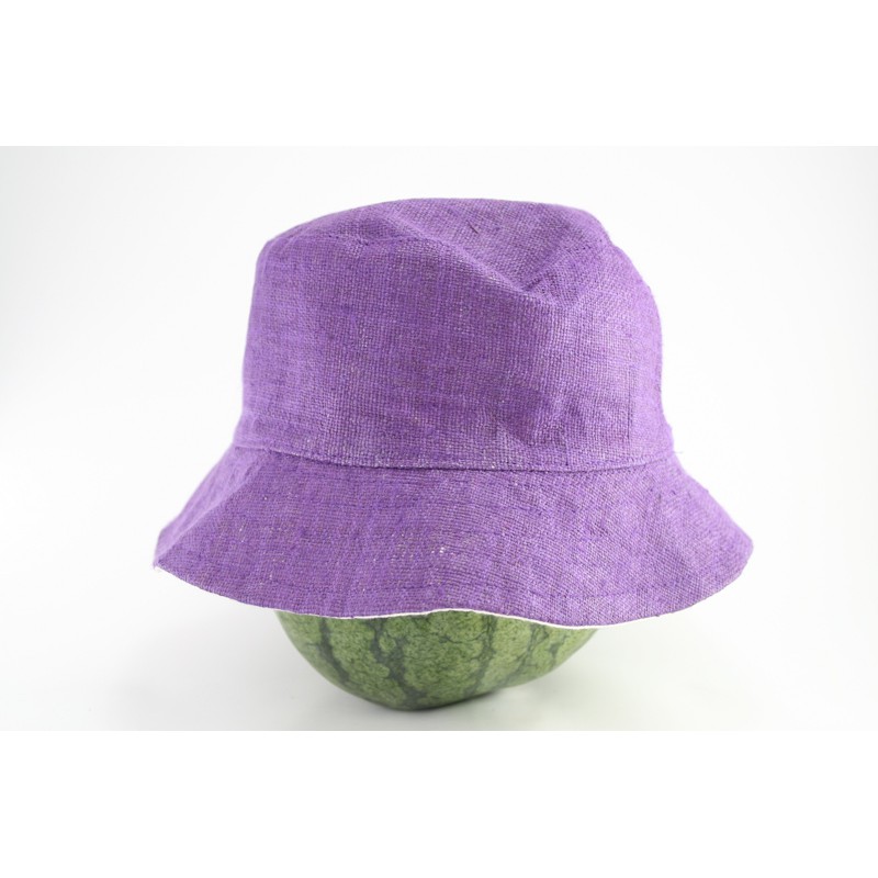 สินค้าราสต้า-bucket-hat-violet-leaf-หมวกทรงบ็อบ-ผลิตจากใยธรรมชาติ-rasta-bob-hat-สีม่วง