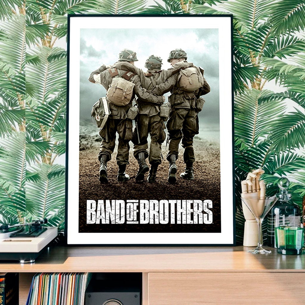 Band of Brothers Poster (2001) miniseries จากหนังสือ Band of Brothers ...