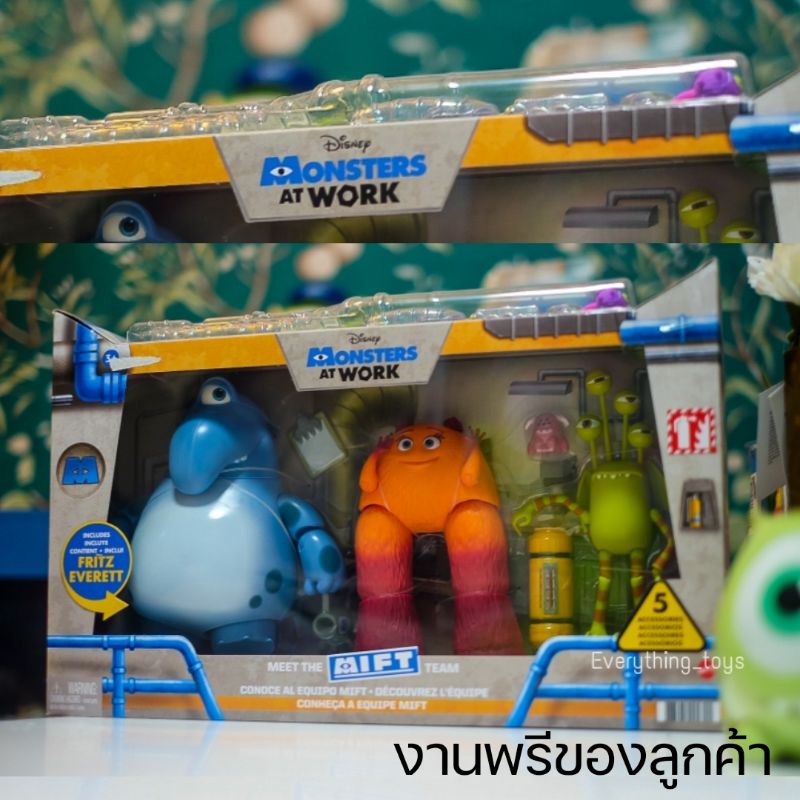 ลิขสิทธิ์-แท้-จากอเมริกา-disney-pixar-monsters-at-work-action-figure-mattel-toy