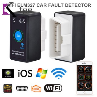 ภาพหน้าปกสินค้าเครื่องสแกนเนอร์Elm 327 Obdii Obd 2 Wifi อุปกรณ์ตรวจสอบรถยนต์แบบไร้สาย ที่เกี่ยวข้อง