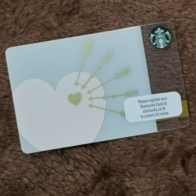 ภาพหน้าปกสินค้าบัตร Starbucks ลาย ARROW HEART / บัตรเปล่า จากร้าน johnnystb บน Shopee