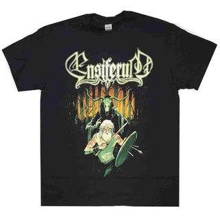 เสื้อยืดผ้าฝ้ายพิมพ์ลายคลาสสิก เสื้อยืด พิมพ์ลาย Ensiferum Sha S-X Folk Metal Official Band สไตล์คลาสสิก ไม่ซ้ําใคร สําห
