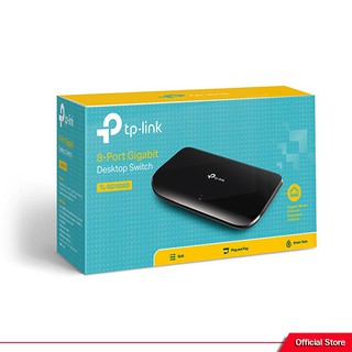 Gigabit Switching Hub 10/100/1000 Mbps 8 Port (7") TP-LINK TL-SG1008D