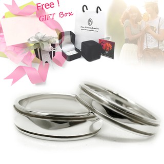 Finejewelthai-แหวนเงิน-แหวนคู่-เงินแท้ 925-แหวนหมั้น-แหวนแต่งงาน-Couple-silver-wedding-Ring-Valentine Gift51