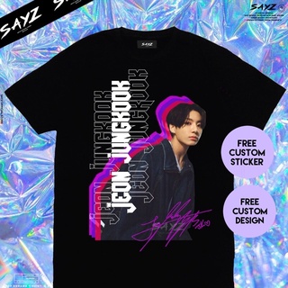 Tee Kaos จองกุก เกาหลี สุนทรียศาสตร์ เสื้อยืด Kpop kaos lengan panjang กําหนดเอง kaos kpop โดย sayzStreetwear ผู้ชาย เสื