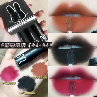 ภาพหน้าปกสินค้า3pcs/Set Cute Rabbit Lip Glaze Shimmer Matte Velvet Lip Gloss Waterproof Lip Mud Moisturizing Lipstick Cosmetics ที่เกี่ยวข้อง