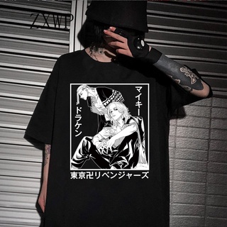 Japanese Anime Tokyo Revengers T-shirt Men Mikey Draken Graphic Women T Shirt streetwear punk Tees Harajuku goth &lt;2022&gt;
