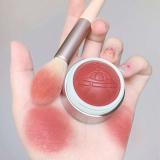 Guicami / ready to send blush in orange tones, peach, good texture, สีปัดแก้มพื้นผิวเป็นธรรมชาติ