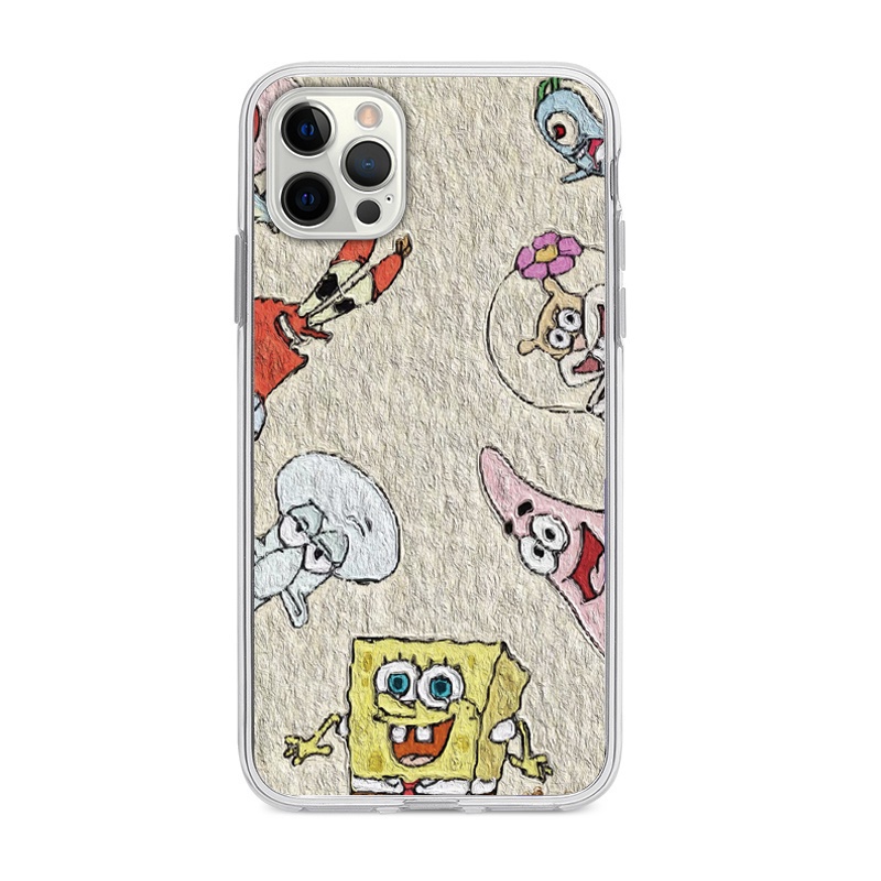 spongebob-เคสไอโฟน-11-pro-8พลัส-iphone-13-12-pro-max-14-pro-max-เคส-7-8-14-plus-8plus-xr-xs-x-se2020-cartoon-case-นิ่ม