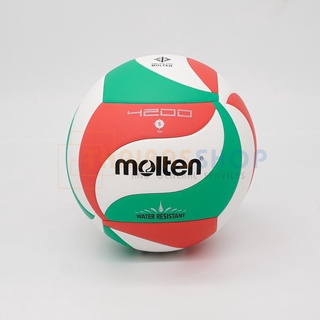 ภาพขนาดย่อของสินค้าลูกวอลเล่ย์ Molten V5M4200 100% ลูกวอลเลย์บอลไม่ดูดซับน้ำ size 5 หนัง PU ลูกวอลเลย์บอล