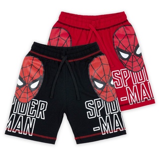 Marvel Boy Spider-man Shorts - กางเกงขาสั้นเด็กผู้ชายลายมาร์เวล สไปเดอร์แมน สินค้าลิขสิทธ์แท้100% characters studio