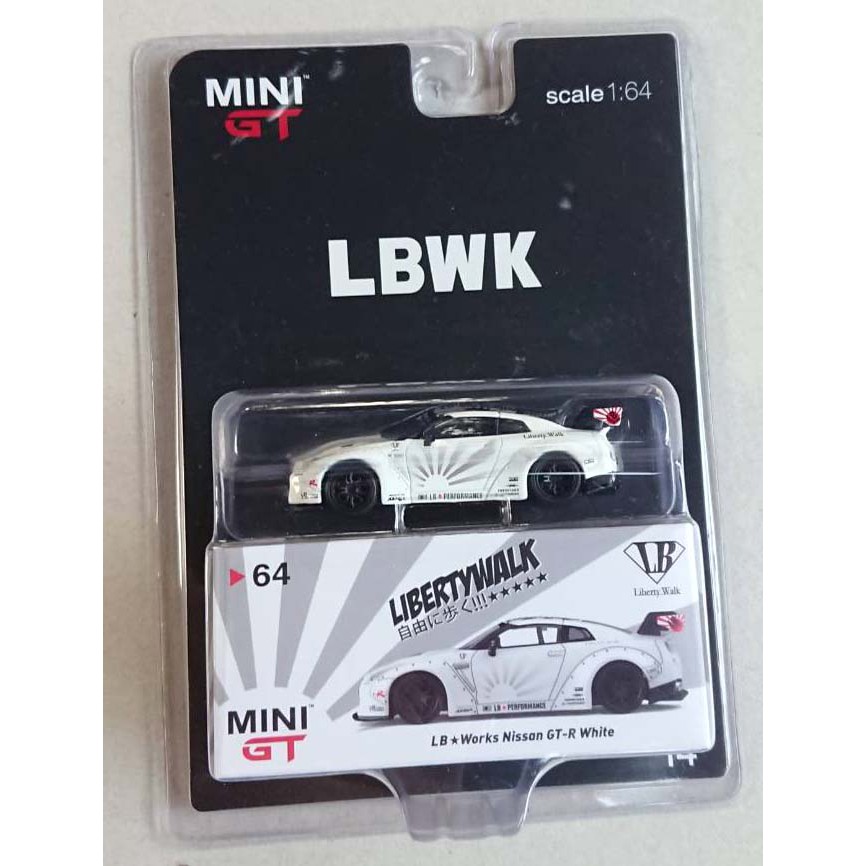 LBWK 1/64 MINI GT LB★WORKS Nissan GT-R (R35) Type 1 , Rear Wing ver 1+2 ...