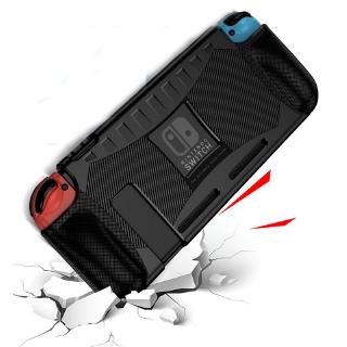 Nintendo Switch Protection Shell 2 card Holder Ergonomic Handle Grip For NS Switch Shockproof Cooling TPU Case Accessories