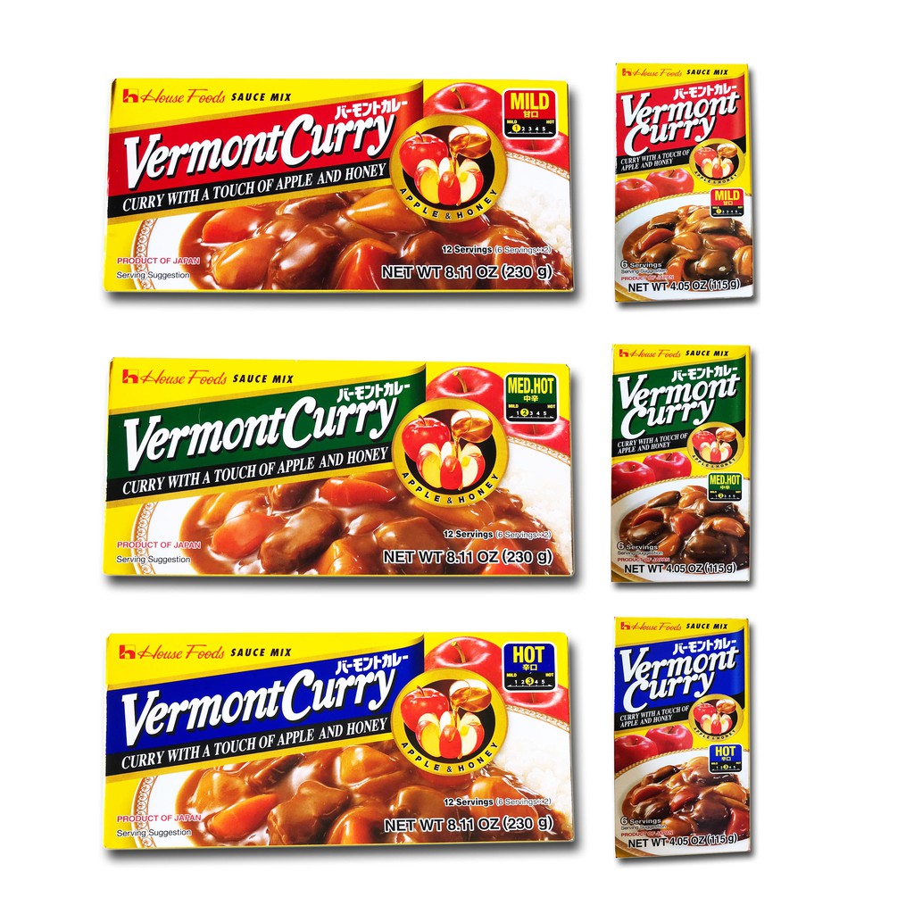 ภาพหน้าปกสินค้าพร้อมส่ง เวอร์มองท์ เคอร์รี่ เครื่องแกงกะหรี่ ก้อนแกงกะหรี่ ก้อนแกงกระหรี่ (ตรา เฮ้าส์ House Vermont Curry) ญี่ปุ่น