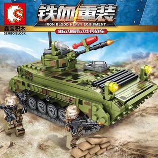 🔥พร้อมส่ง🔥เลโก้ Lego รถถังทหาร WWII Battle Tank Sembo Block 376 ชิ้น เกรดพรีเมี่ยม รถถังขยับได้ เล่นสนุก สมจริงมากครับ❤