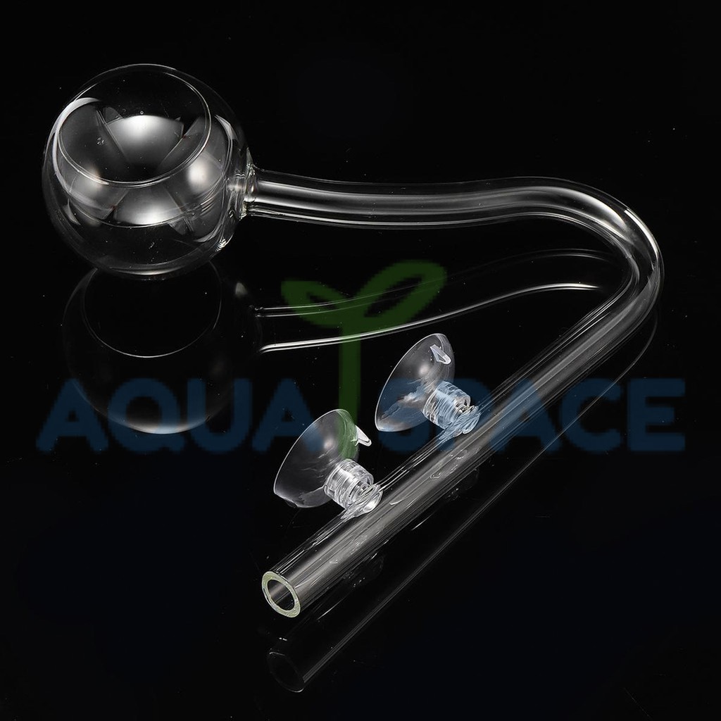 Aqua Space Glass Spin Pipe outflow แก้ว 13mm 17mm เอ้าโฟลแก้ว เอ้าโฟล