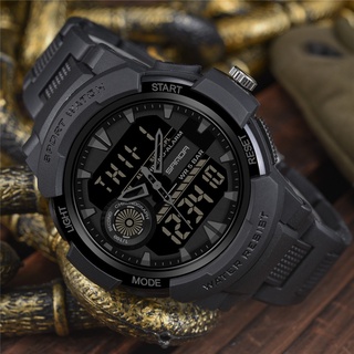 ภาพขนาดย่อของภาพหน้าปกสินค้าSANDA Men Fashion Sport Watch ทหาร นาฬิกากันน้ำแบบมัลติฟังก์ชั่น Dual แสดงผล Men Watch จากร้าน cowerr.th บน Shopee