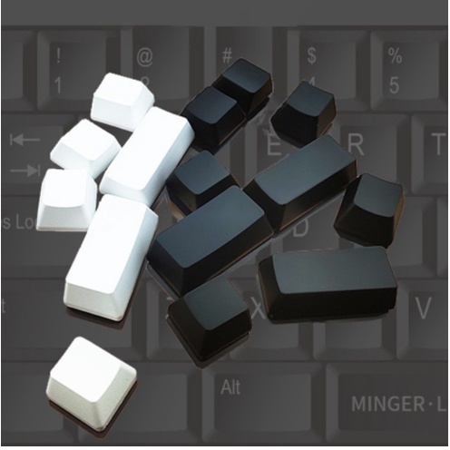 ภาพหน้าปกสินค้าคีย์แคป keycap ปุ่มคีย์บอร์ด สำหรับ machanical keyboard ปุ่มเปล่า (พร้อมส่งจากไทย) จากร้าน inaeorn บน Shopee