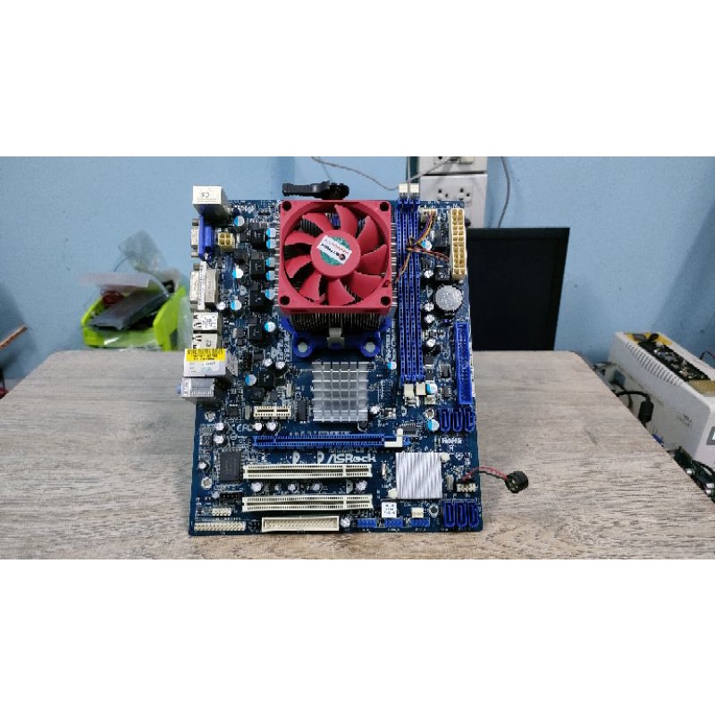 เมนบอร์ด+ซีพียู Asrock 880GM-LE FX+FX4100 มือ2 | Shopee Thailand