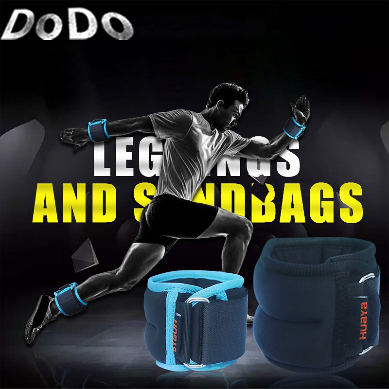 รูปภาพสินค้าแรกของDoDo ถุงทรายถ่วงน้ำหนัก 1คู่ มีสินค้า 2 ข้อเท้า ถุงทรายถ่วงขา Ankle Weight Sandbag 1kg 2kg 3kg 5kgคู่