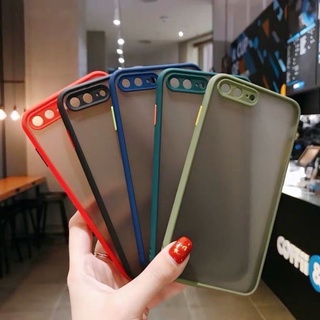 เคสขอบสี เคส สำหรับ รุ่น  6  6s / 6Plus / 6splus / 7 / 8 SE2020  7plus  8 plus เคสโทรศัพท์