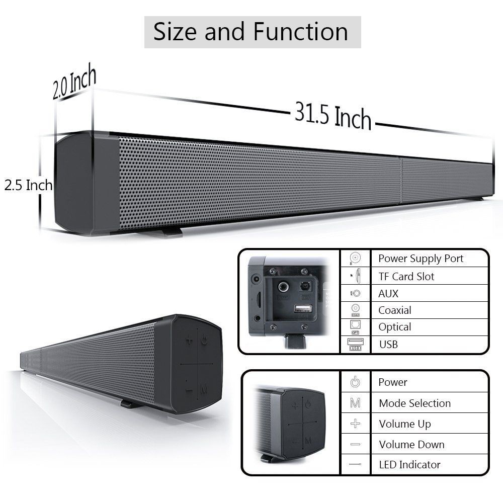 ลำโพง-bluetooth-บลูทูธ-sound-bar-รุ่น-lp-09-ต่อ-tv-มือถือ-ดูหนัง-surround-hifi-พร้อมรีโมท