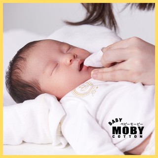 ภาพหน้าปกสินค้าMoby โมบี้ ผ้าก๊อซเช็ดฟัน เช็ดลิ้นเด็ก Gauze Pad ขนาด 2\"x2” บรรจุ 50 แผ่น ที่เกี่ยวข้อง