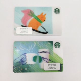 ภาพหน้าปกสินค้าบัตรสตาร์บัค 3 มิติ​ บัตรเปล่า ไม่มีเงินในบัตร Starbucks card ( Starbuck ) ที่เกี่ยวข้อง