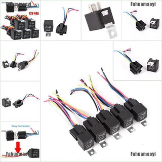 Fahuayi ซ็อกเก็ตรีเลย์ กันน้ํา 12v 5 pin 40 a 12 v 5 pin สําหรับ