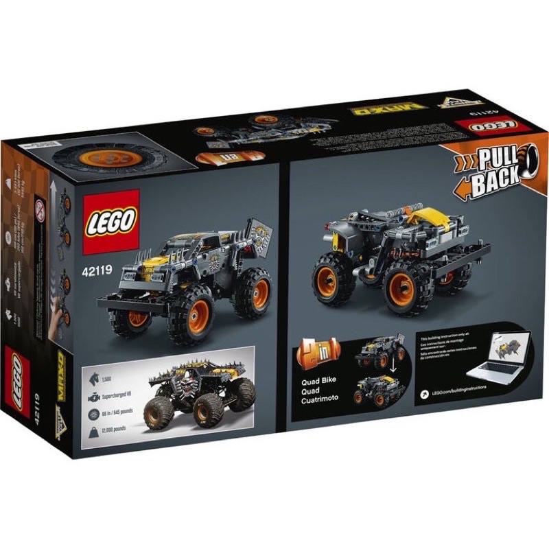 lego-technic-monster-jam-max-d-42119-เลโก้ใหม่-ของแท้-กล่องสวย-พร้อมส่ง