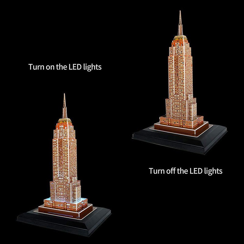 จิ๊กซอว์-3-มิติ-ตึกเอ็มไพร์สเตต-empire-state-led-l503-แบรนด์-cubicfun-ของแท้-100-สินค้าพร้อมส่ง