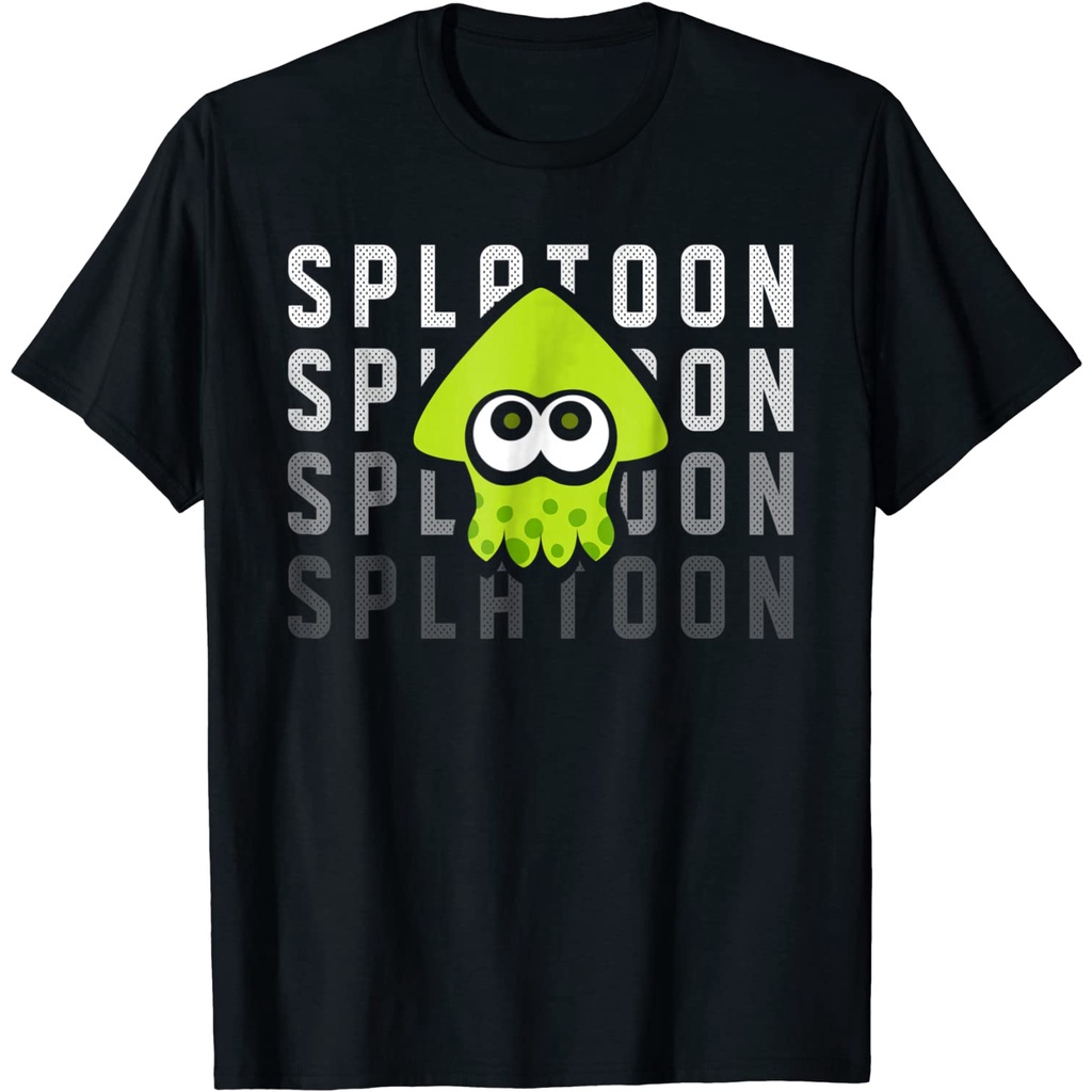 100-cotton-เสื้อยืดผู้ชาย-nintendo-splatoon-gradient-green-squid-graphic-t-shirt-men-เสื้อ-ยืด-ผู้ชาย-คอกลม-โอเวอร