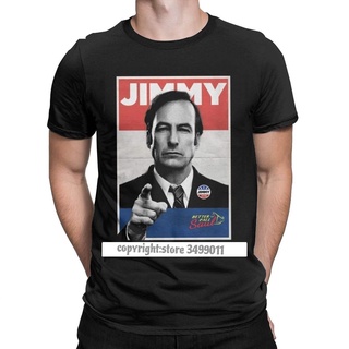 [S-5XL] Vote Jimmy The Lawyers Better Call Saul เสื้อยืดลําลอง สําหรับผู้ชาย แขนสั้น คอกลม พิมพ์ลาย Goodman Tv Series Ca