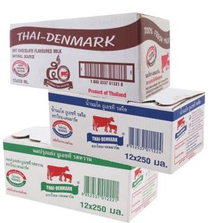 ภาพขนาดย่อสินค้านมไทยเดนมาร์ค​ นมUHT 12​x250ml.