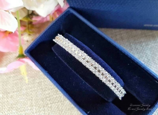 diamond-bangle-กำไลเพชร-2-แถวงานสวยมากกกกก