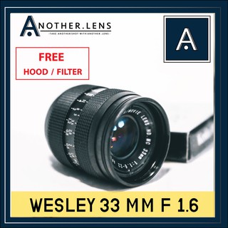 ส่งฟรีเลนส์ละลาย เลนส์หน้าชัด-หลังเบลอ ANOTHER.LENS  New Wesley 33 mm f1.6