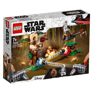 75238 : LEGO Star Wars Action Battle Endor Assault (กล่องมีริ้วรอย)​