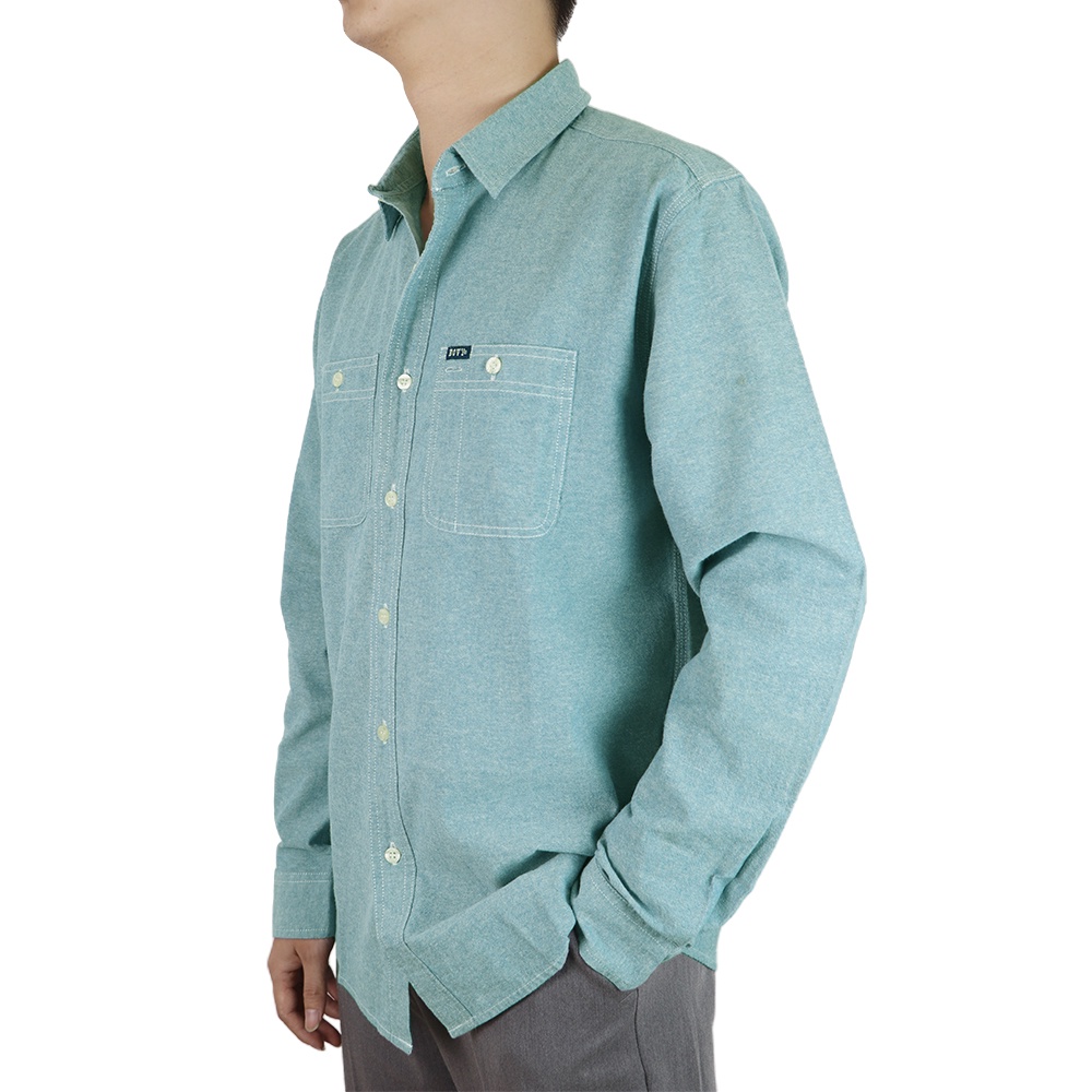 bovy-shirt-chambrey-เสื้อเชิ้ตแขนยาวผ้าแชมเบรย์-สีบลูน้ำทะเลโทนอ่อน-bbs-3818-01