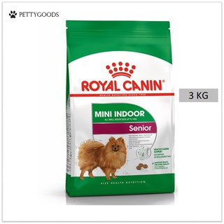 Royal Canin Mini Indoor Senior 3 KG อาหารเม็ดสุนัข สุนัขสูงวัย พันธุ์เล็ก เลี้ยงในบ้าน อายุ 8 ปีขึ้นไป