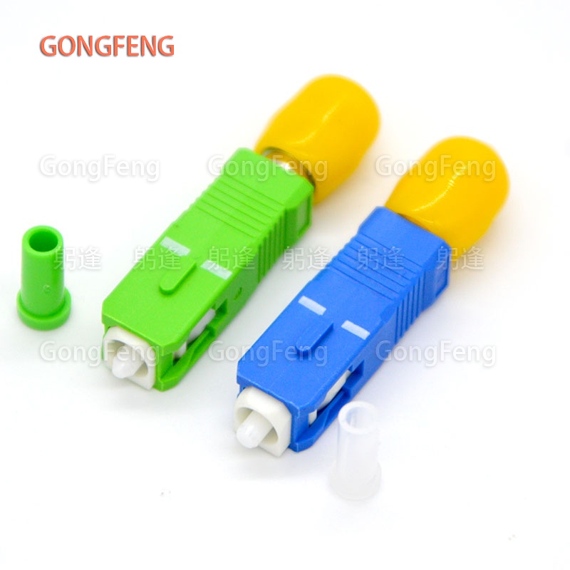 100pcs-new-optical-fiber-connector-adapter-flange-st-female-sc-male-single-multimode-coupler-wholesale-free-shipping-to