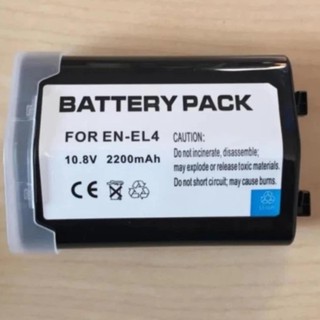 Nikon Replacement for Nikon EN-EL4 Battery, UK Rechargeable Batteryfor Nikon EN-EL4