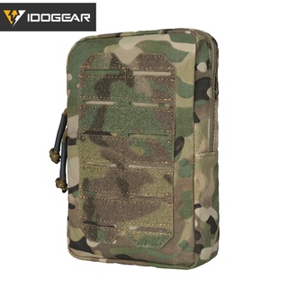 Idogear กระเป๋ายุทธวิธี กระเป๋าเลเซอร์ตัด Molle EDC อเนกประสงค์ กระเป๋ารีไซเคิล ชุดยาไมโคร ลายพรางทหาร เสื้อกั๊ก Molle Pouch 3578