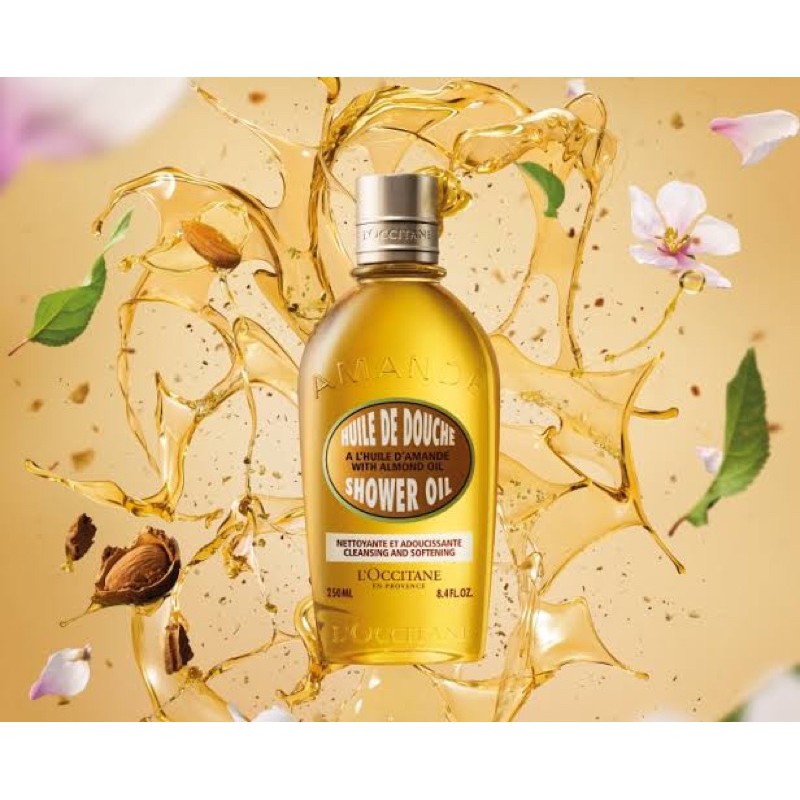 ถูกที่สุด ️ ️ L'Occitane Almond Shower Oil 250 ml. แท้ ป้ายking power